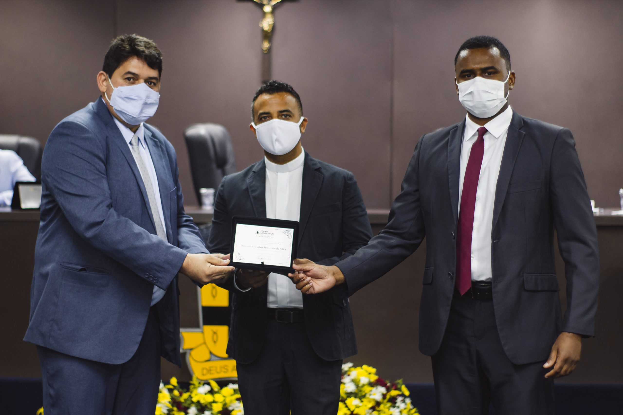 Padres são homenageados pela Câmara de Vereadores de Cruz das Almas