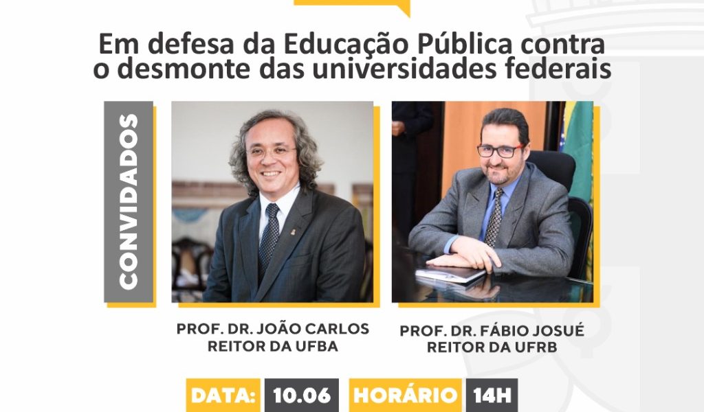 Câmara de Vereadores de Cruz das Almas realiza Audiência Pública para debater situação das universidades federais