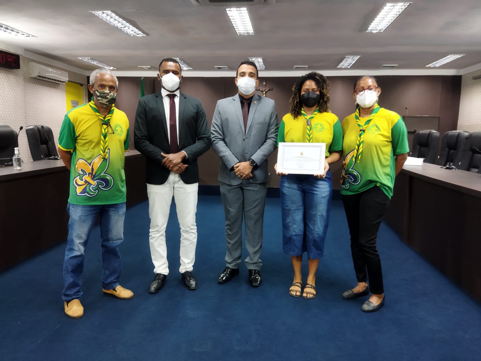 Câmara de Vereadores de Cruz das Almas entrega Moção de Aplausos e Congratulações ao Grupo Escoteiro General Edgard da Cruz Cordeiro