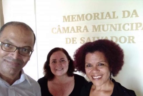 Servidores da Câmara de Vereadores de Cruz das Almas visitam Memorial Legislativo Municipal em Salvador