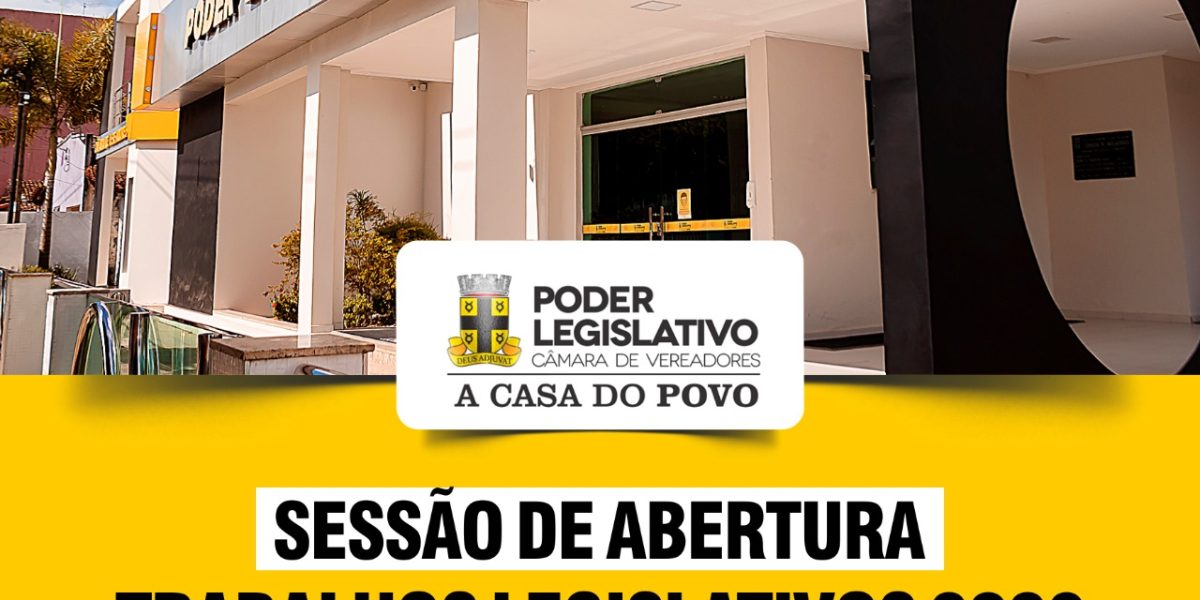 Câmara de Cruz das Almas realiza Sessão de Abertura dos Trabalhos Legislativos