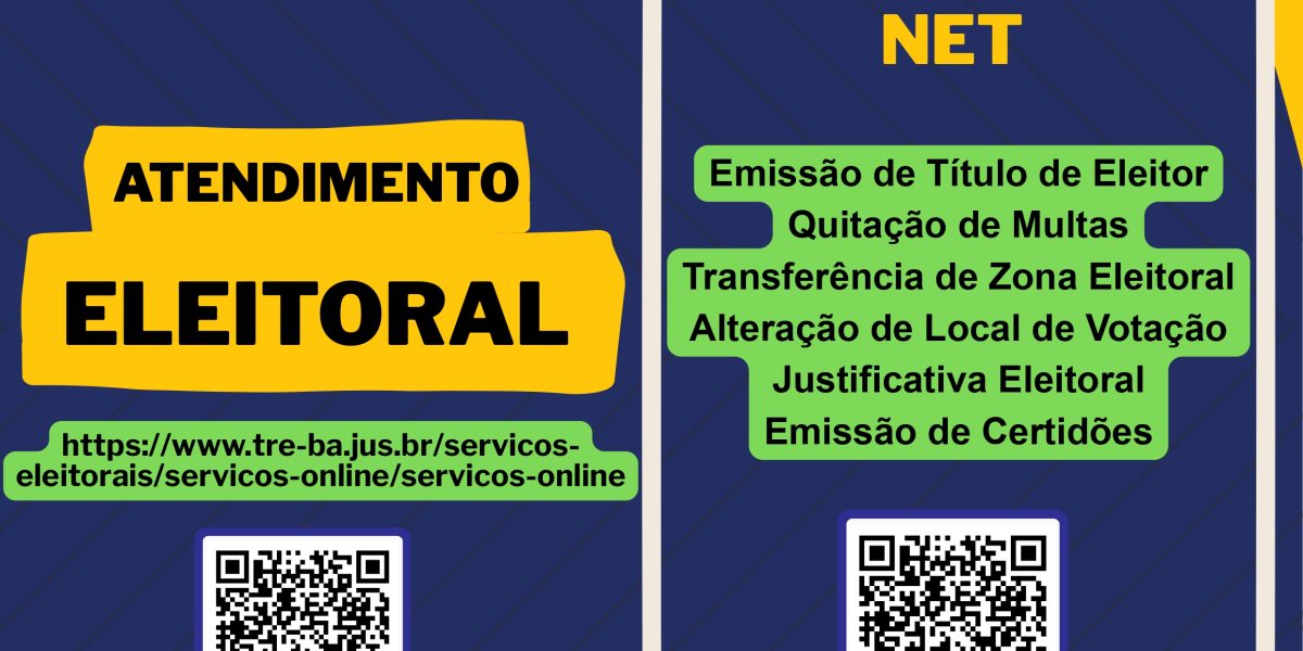 Serviços eleitorais podem ser acessados de forma online pelo Título Net