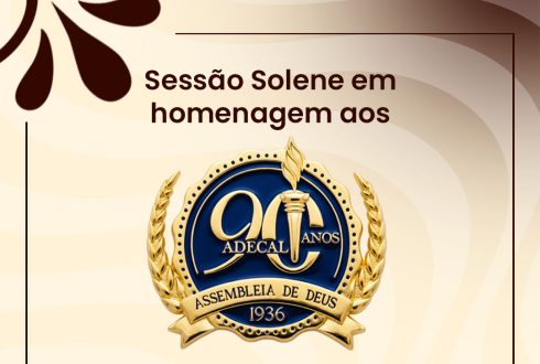 Câmara de Cruz das Almas realizará sessão solene pelos 90 anos da ADECAL
