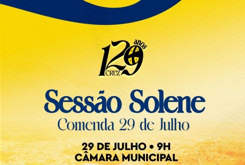 João Roma será orador oficial da Sessão Solene em comemoração aos 129 anos de Cruz das Almas